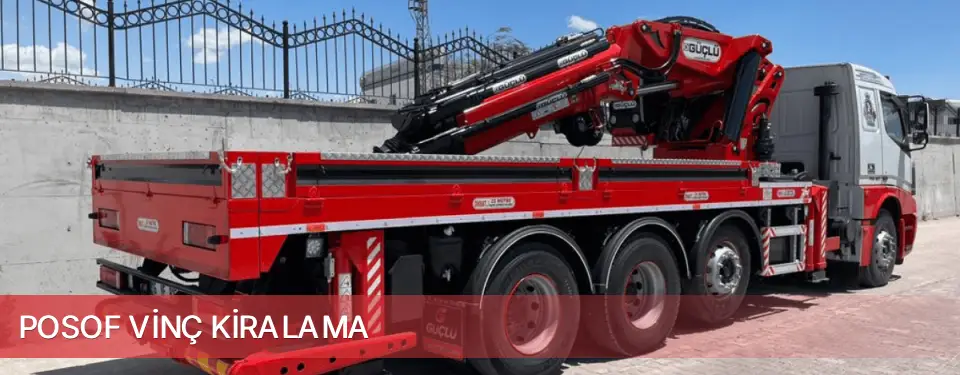 Posof İlçemi Vinç Kiralama